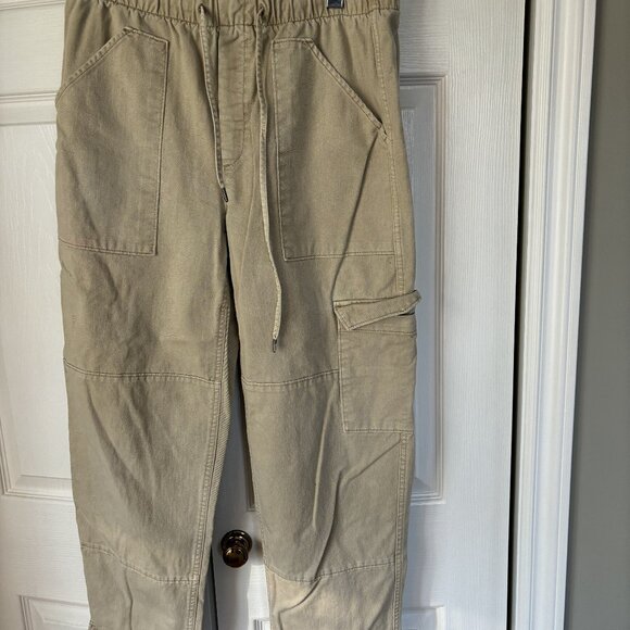 Women's kHAKI BEIGE GAP Cargo Pants - Picture 1 of 6